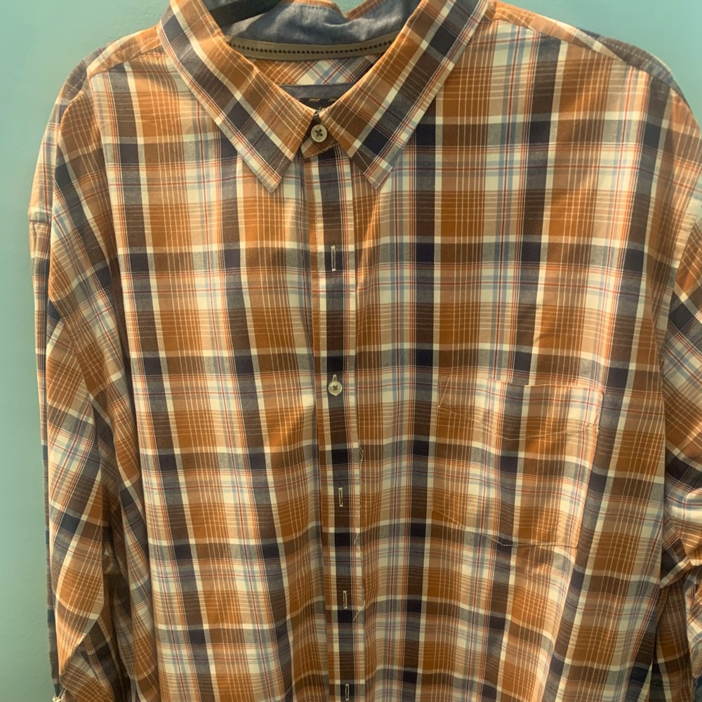 REDUCED!  Men’s 3XL Club Room plaid Shirt